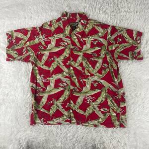 VTG Patagonia Pataloha Shirt Mens XL Red Hawaiian Camp Aloha 90s Casual Pocket 海外 即決