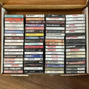 Cassettes 76 Lot Classic Pop Rock 70s 80s Boston Dylan Cars Winwood Who Petty 海外 即決