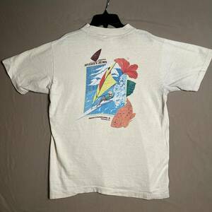 1981 Vintage Myers's Rums Windsurfer T Shirt Size Small on Anvil Tag 海外 即決