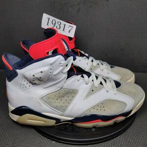 Jordan 6 Retro Tinker Shoes メンズ Sz 12 White Gray ブルー Trainers Sneakers 海外 即決