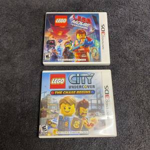 Lot 2 3DS Lego City Undercover The Chase Begins - The Lego Movie Video Game 海外 即決