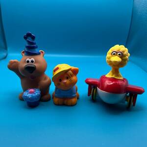 Vintage Little People Construction Cat Blues Clues Baby Bear Tyco Big Bird Plane 海外 即決