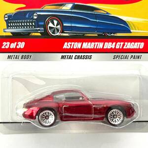 Hot Wheels Classics Aston Martin DB4 GT Zagato Red 2009 Series 5 #23 of 30 海外 即決