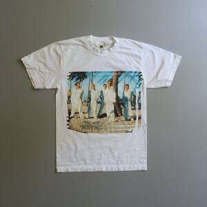 Vintage 90s NSYNC Tour Shirt Boy Band Justin Timberlake White 1999 海外 即決