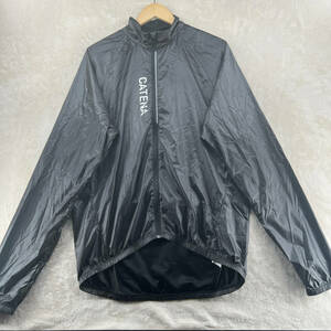 Catena Men Size XXL Black Full Zip Cycling Wind Stopper Jacket 海外 即決