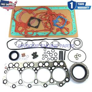 Engine Overhaul Gasket Kit 4D34 4D34T For Mitsubishi Fuso Canter FE Trucks Rosa 海外 即決