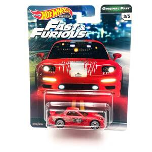 Fast & Furious 95 Mazda RX-7 Red 3/5 Hot Wheels Premium 2018 海外 即決