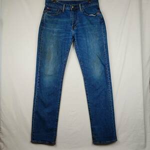 Levis 514 Jeans Mens 33x33 (Tagged 32x34) Blue Straight Fit Premium Denim 海外 即決