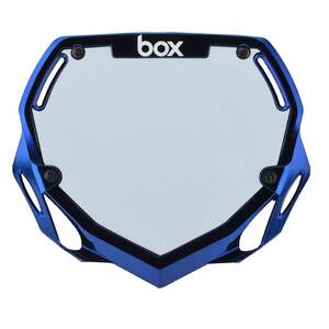 Box Two BMX Number Plate PRO (Blue Chrome) 海外 即決