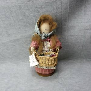 Vintage Possum Hollow Monday is Washing Day Doll 10in Folk Art Primitive 海外 即決