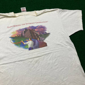 Vintage Cisco Systems Shirt Mens XL White Empowering The Internet Generation 90s 海外 即決