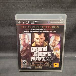 Grand Theft Auto IV Complete Edition Liberty City (Sony PlayStation 3, 2008) 海外 即決