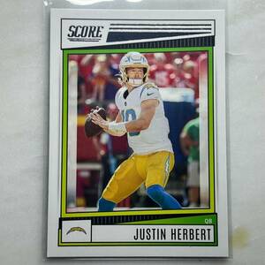 2022 Score - #136 Justin Herbert Los Angeles Chargers 海外 即決