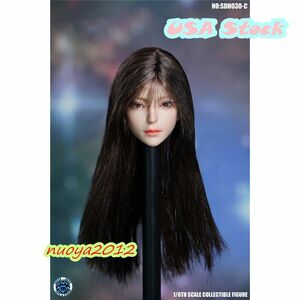 SUPER DUCK SDH030C 1/6 Head Sculpt Beauty Girl Fit 12in Female PH TBL Figure Toy 海外 即決