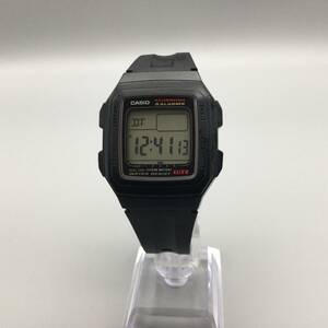 Casio Illuminator Digital Watch Black 5 Alarm Dual Time Backlight 3238 F-201WA 海外 即決