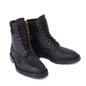 Crockett & Jones - Ross Boot - 378 Last - Black Roughout Suede - Size 5UK 海外 即決