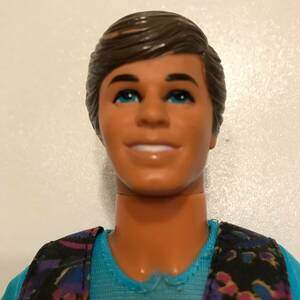 MATTEL Barbie Ken Doll 1980s with Molded Brown Hair Redressed Lot #76 海外 即決