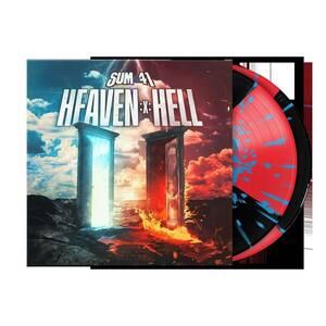 Sum 41 **Heaven / :x: Hell **NEW BLUE SPLATTER RECORD LP バイナル INDIE EXCLUSIVE 海外 即決