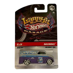 2009 Hot Wheels Larry's Garage Dairy Delivery 12/20 Real Riders Purple 海外 即決