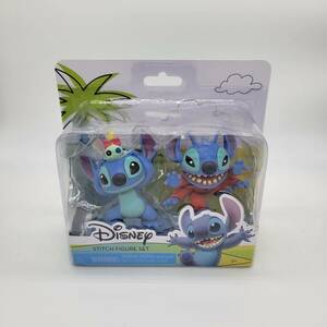 Disney Stitch Figure Set Stitch & Scrump and Alien Stitch 3" Figures Just Play 海外 即決