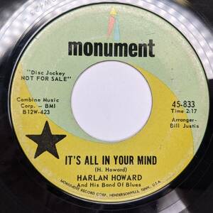 1964 Harlan Howard Rockabilly プロモ 45 RPM It's All In Ur Mind Can't Stand It Z5 海外 即決