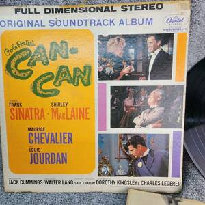 バイナル LP Record 33 1/3 Can-Can Cole Porter Frank Sinatra Shirley MacLaine Stereo 海外 即決