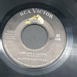 Jim Reeves on RCA Victor Love / is No Excuse / Look Who's Talking 45 RPM 海外 即決