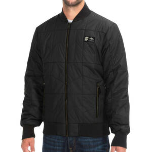 ORAGE Lightweight Insulated Flight Jacket in Black Sz.Medium NWT 海外 即決