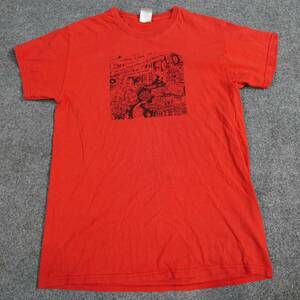 Jeffrey Lewis T-shirt Medium Red Vintage The Last Time I Did Acid 海外 即決