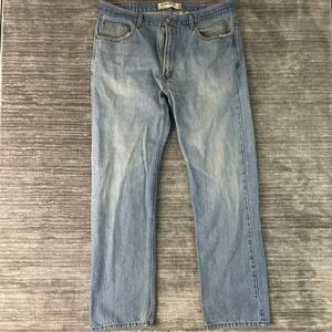 Levi's 505 Jeans Size W38 L34 Mens Regular Fit Straight Leg Light Wash Denim 海外 即決