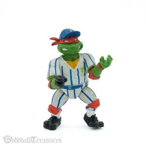 VTG TMNT Teenage Mutant Ninja Turtles Figure Raphael Baseball 1991 Mirage WORKS 海外 即決