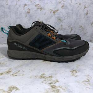Columbia Flow Men's 30cm(US12) ランニング Shoes Gray ブラック Low Outdoor Trail Sneakers 海外 即決