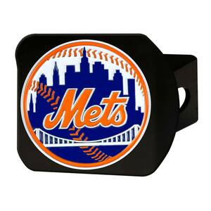 Fanmats MLB New York Mets 3D Color on Black Metal Hitch Cover 海外 即決