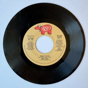 Bee Gees "Night フィーバー / Down The Road" 197インチ7インチ 7インチ” バイナル Single 海外 即決