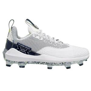 アンダーアーマー UA Harper 7 エリート　Low TPU メンズ ベースボール Cleats White ネイビー 29.5cm(US11.5) 海外 即決