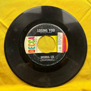 45 Record Decca Brenda Lee Losing You/He's So Heaven /ly 海外 即決