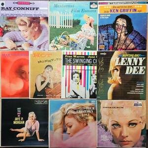 Vintage 10 LP Lot #212: Beautiful Women Selling Beautiful Easy Listening Music 海外 即決