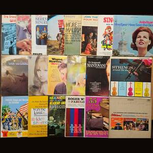Vintage 25 LP Lot #211: Easy Listening Music Variety VG Or Better バイナル See Pics 海外 即決