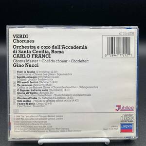 cd Opera VERDI CHORUSES Orchestra e Coro dell'Accademia of Stana Cecilla,Roma CD 海外 即決