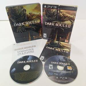 Dark Souls II Black Armor Edition Steelbook (Sony PlayStation 3, 2014) CIB 海外 即決