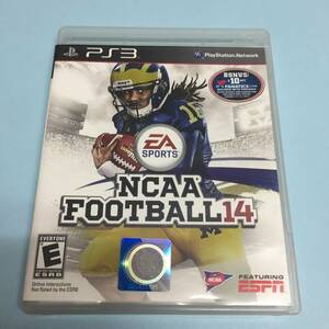 NCAA Football 14 PS3 (PlayStation 3, 2013) 海外 即決