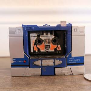 1983 Vintage Transformers G1 Takara Soundwave Cassette Player Action Figure 海外 即決