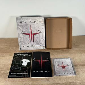 Quake III 3 Arena Big Box PC Game w/ Original CD Case & Manual 1999 Activision 海外 即決
