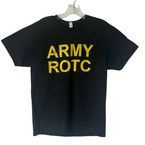 Army ROTC Mens Tshirt Black Warrior Battalion Warriors First Size Medium 海外 即決