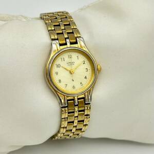 Ladies CITIZEN Gold Plated Classic Dress/Casual Bracelet Watch, 21mm 5930-S29762 海外 即決