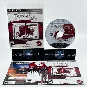 Dragon Age: Origins PS3 Ultimate Edition CIB W/ Manual (PlayStation 3, 2010) 海外 即決