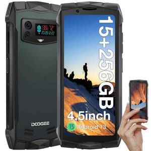 DOOGEE SMINI 4.5" Rugged Smartphones 15GB+256GB(TF 2TB) Android 13 Phone NFC 海外 即決