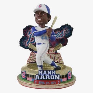 Hank Aaron Atlanta Braves 715th Home Run Moment Variant Bobblehead #1/72 海外 即決