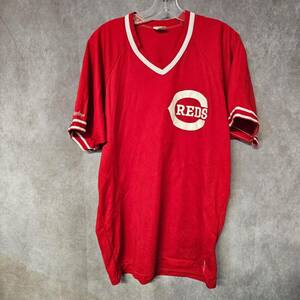 Rare Vintage 80's Rawlings MLB Cincinnati Reds Baseball Jersey Mens XL 海外 即決