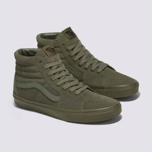 バンズ Sk8-Hi Mono スエード Olive 28.5cm(US10.5) Mens 海外 即決